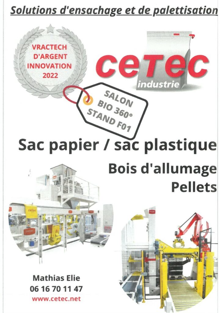 encart publicitaire CETEC Industrie dans le magasine Bioénergie international