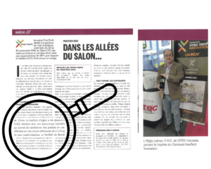 Le journal du Vrac : Le VracTech d'Argent décerné à Cetec Industrie pour son ensacheuse CombiFill
