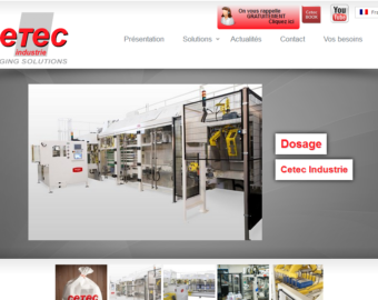 Site Internet CETEC Industrie